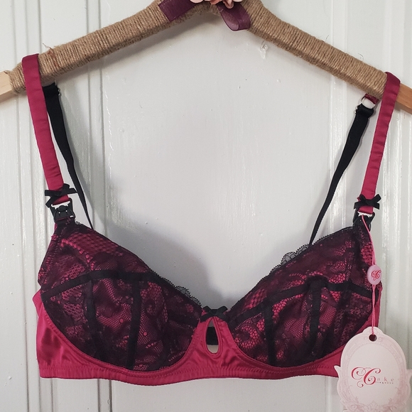 Cake Lingerie Raspberry Ripple Bra - Picture 2 of 6